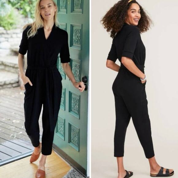 Hatch Nurse To Errands Onesie Jumpsuit in Black - Picture 1 of 7